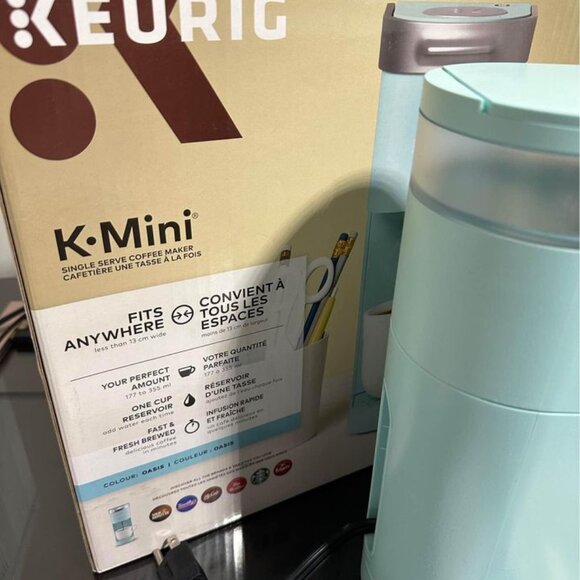 Teal One Cup Keurig Machine - Economical K-mini - 1 Cup - Sl - Picture 6 of 9
